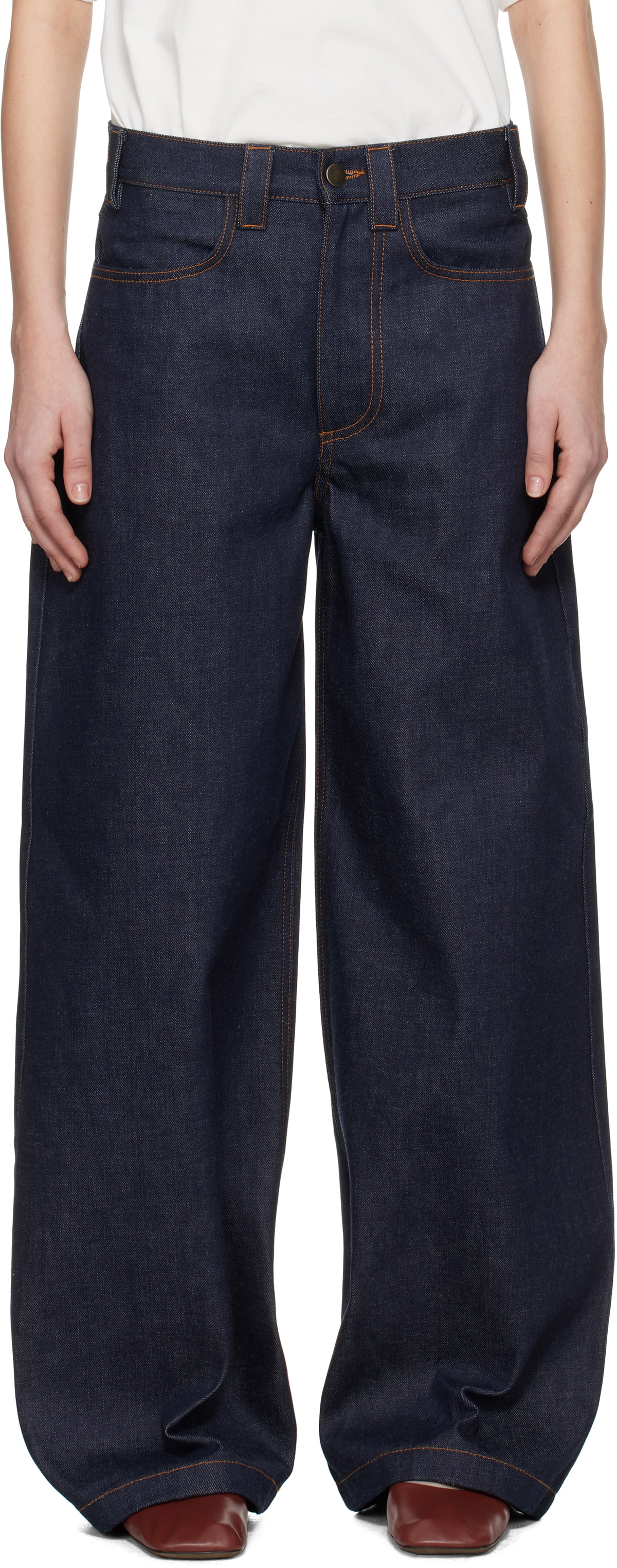 Meta Campania Collective Blue Egon Wide-Leg Jeans