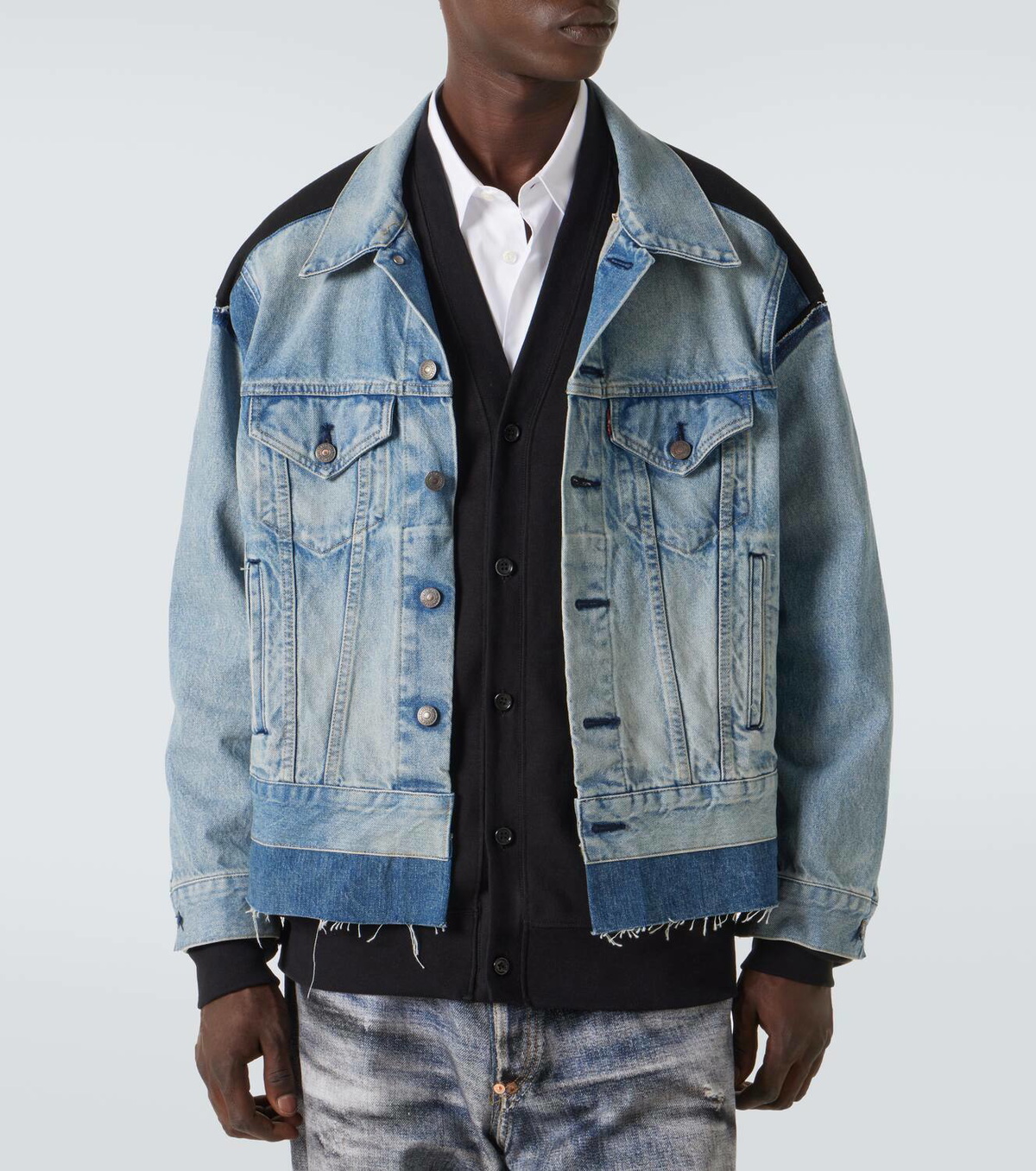 Junya Watanabe x Levi's® jersey and denim jacket Junya Watanabe