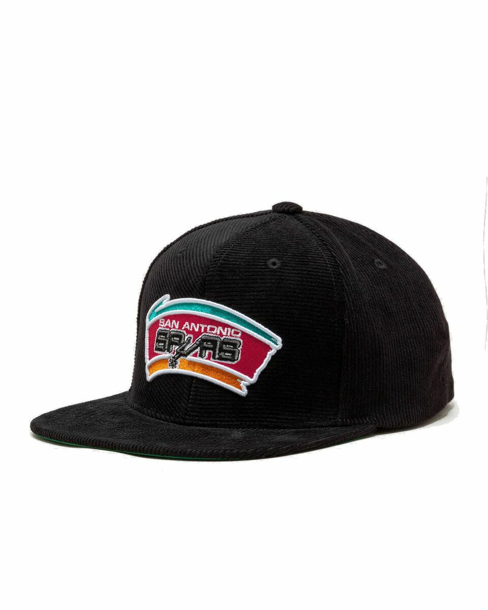 Photo: Mitchell & Ness Nba All Directions Snapback Hwc San Antonio Spurs Black - Mens - Caps