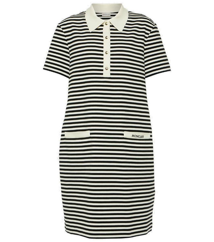 Photo: Moncler Striped cotton-blend minidress