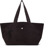 Small Talk Studio Purple Hand Drawn Utility Tote