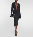 Louisa Ballou Cotton-blend cardigan
