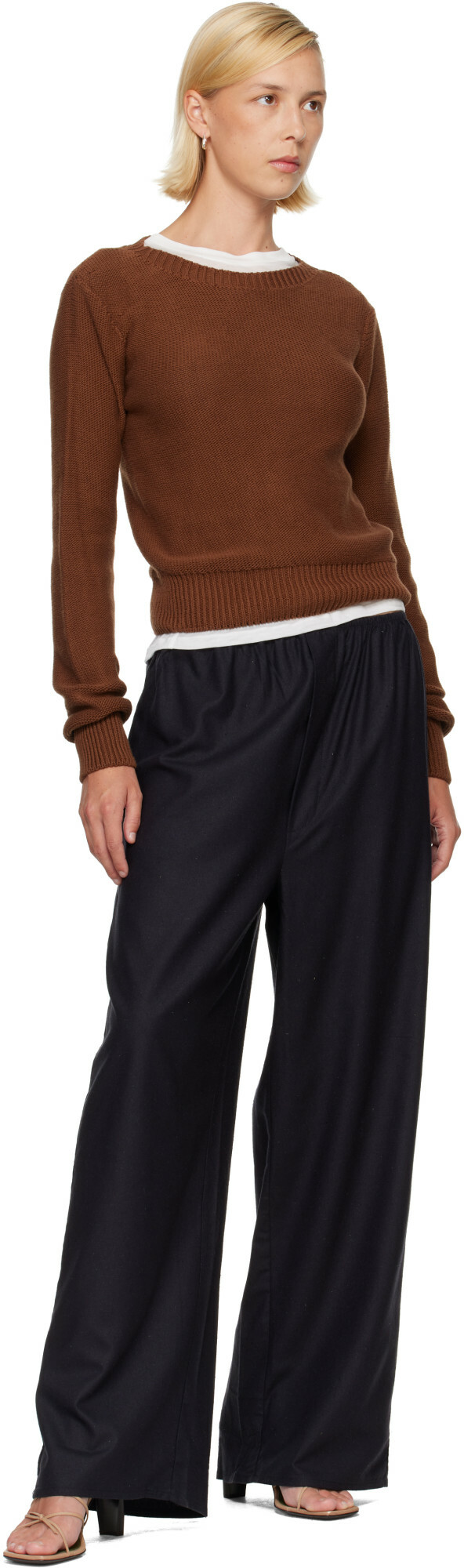 Baserange Brown Tier Sweater