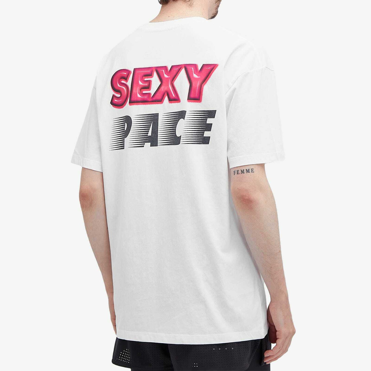 Over Over Men's Sexy Pace Easy T-Shirt in White