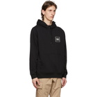 Burberry Black Logo Applique Kenford Hoodie