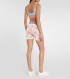 The Upside Sayulita cotton-blend jacquard shorts