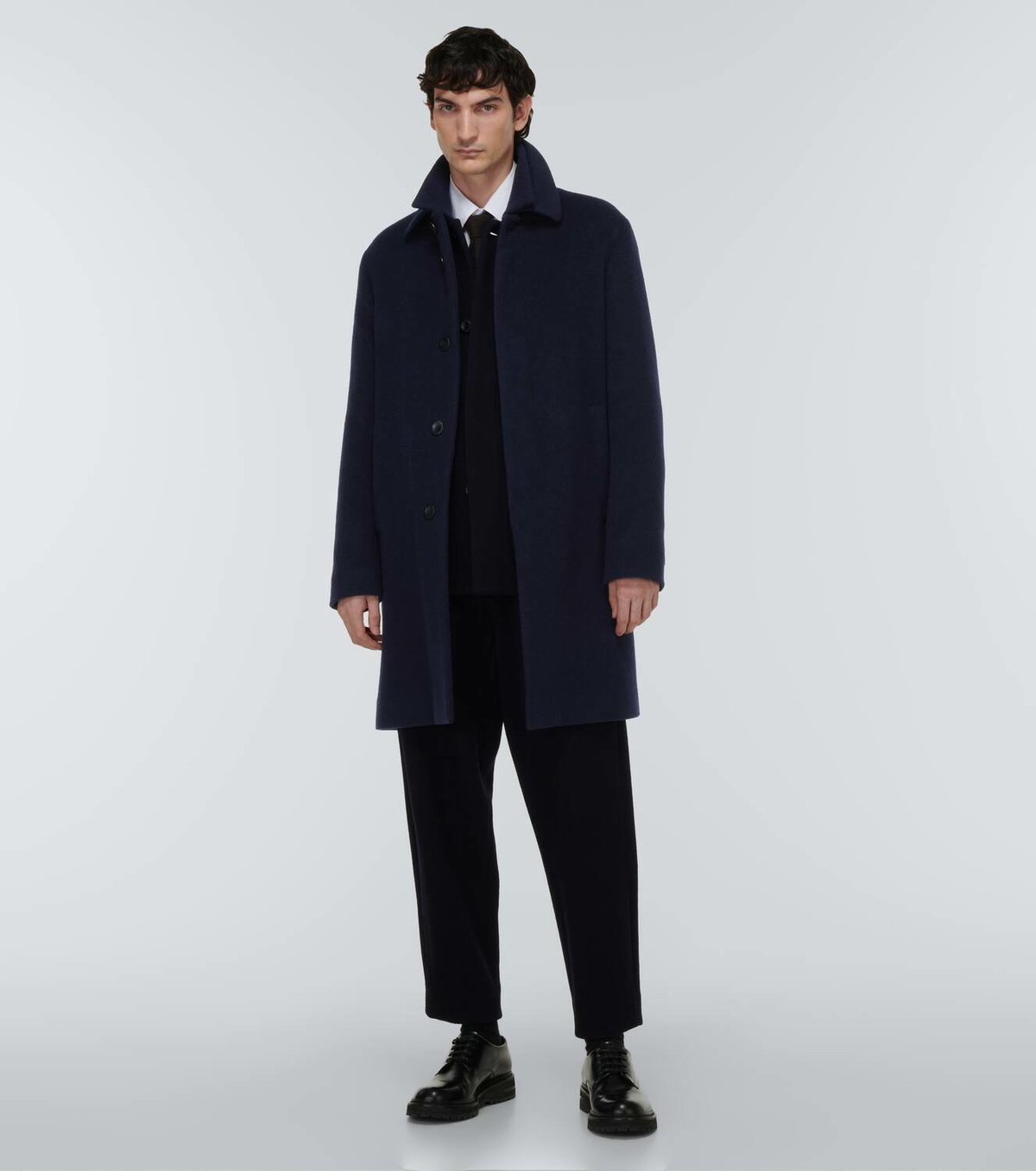 Giorgio Armani Wool, cashmere, and silk coat Giorgio Armani