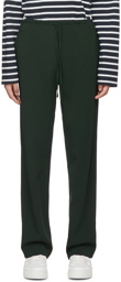 AMI Alexandre Mattiussi SSENSE Exclusive Green Trousers