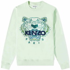 Kenzo Men's Classic Tiger Crew Sweat in Almond Green