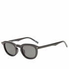 Le Specs Heart Throb Sunglasses in Black/Light Brown Mono 