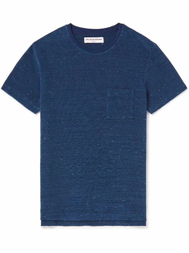 Photo: Orlebar Brown - OB Cotton-Terry T-Shirt - Blue
