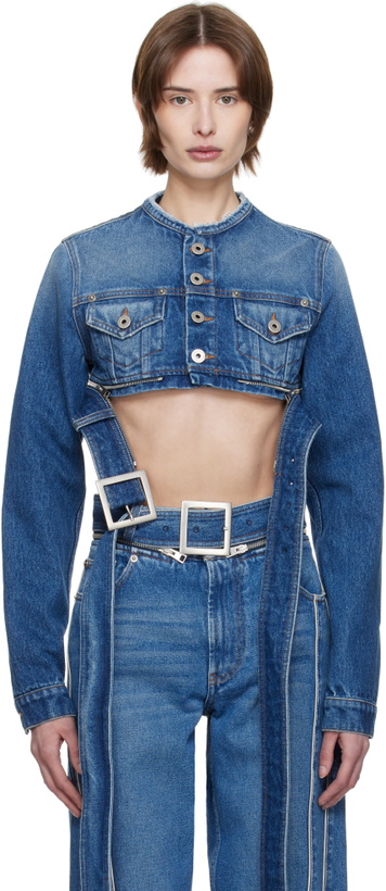 Photo: Jean Paul Gaultier Blue 'The Belted' Denim Jacket
