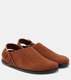 A.Emery Louis suede slingback flats