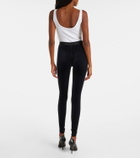 Versace Logo jersey leggings