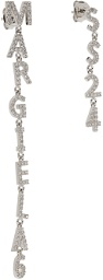 MM6 Maison Margiela Silver Letter Earrings
