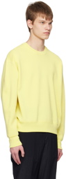 Solid Homme Yellow Rib Trim Sweater