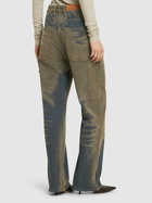DARKPARK Sam High Waist Canvas Flared Pants