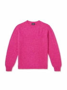 Drake's - HIM Shetland Wool Sweater - Pink