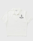 Sporty & Rich Vendome Terry Polo White Womens Shortsleefe