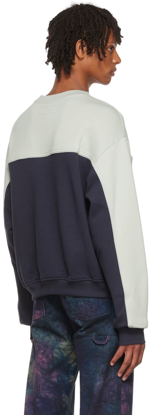 PALMER Navy Cotton Sweatshirt