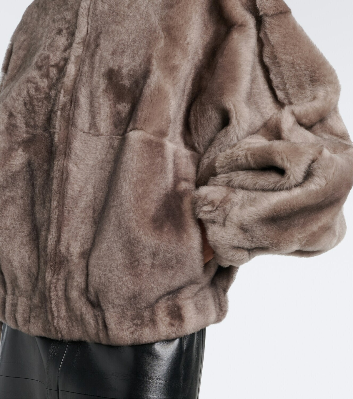 Nour Hammour Cortina shearling jacket