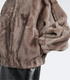 Nour Hammour Cortina shearling jacket
