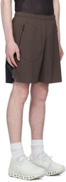 Soar Running Gray & Black Long Summer Shorts