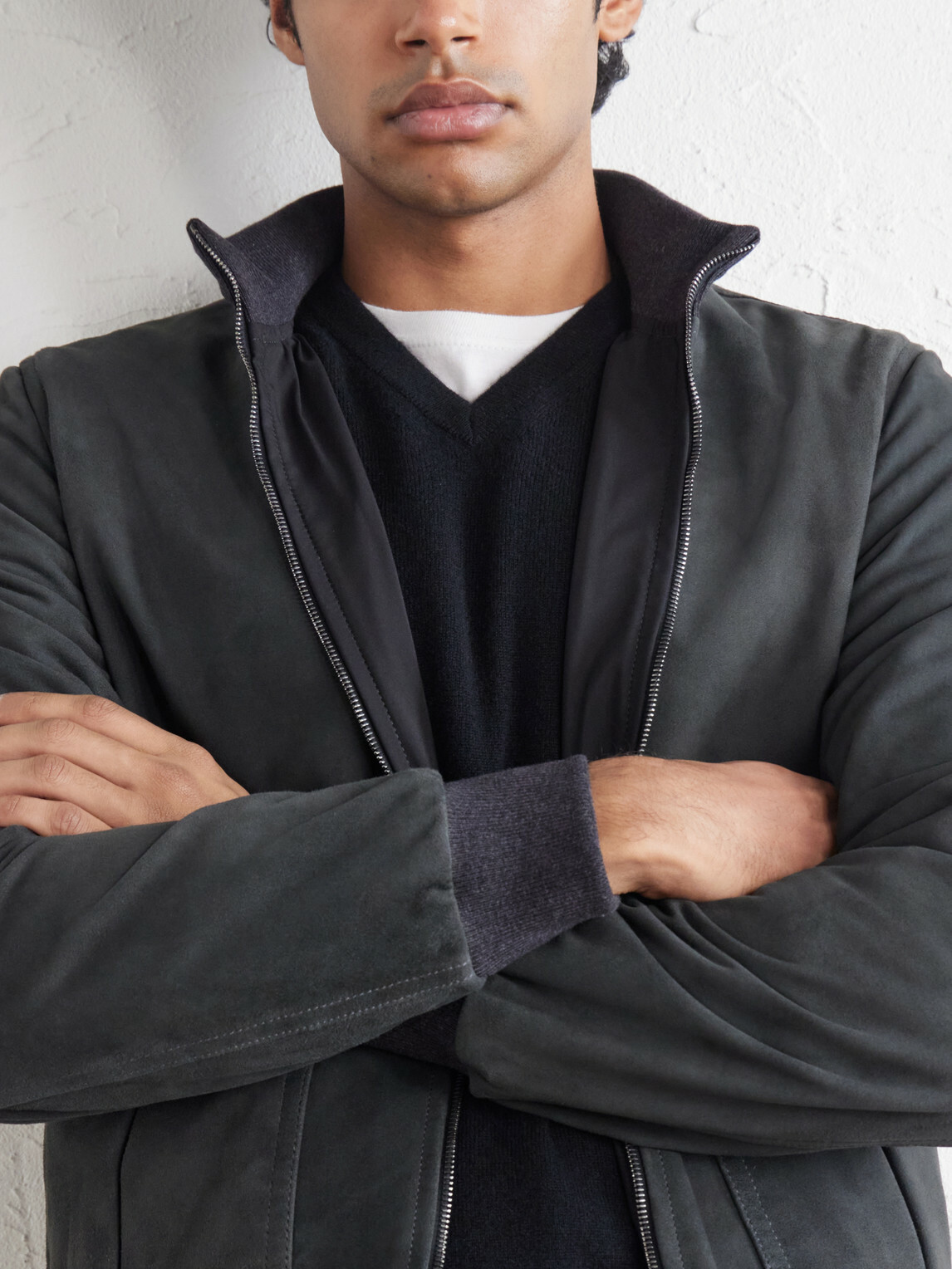 Sunspel - Cashmere V-Neck Sweater - Black