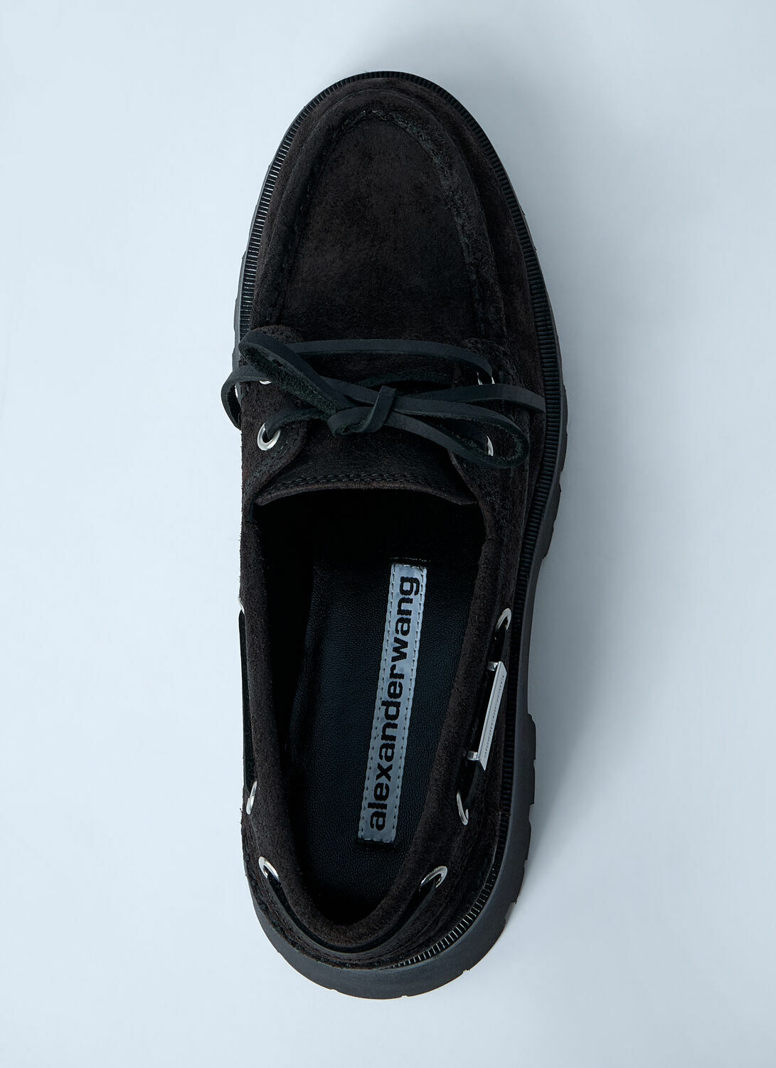 Alexander Wang Suede Carson Boat Loafers