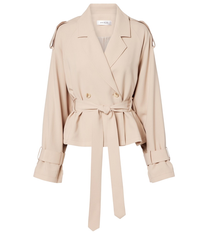 Photo: Aya Muse Soli belted double-breasted trench coat