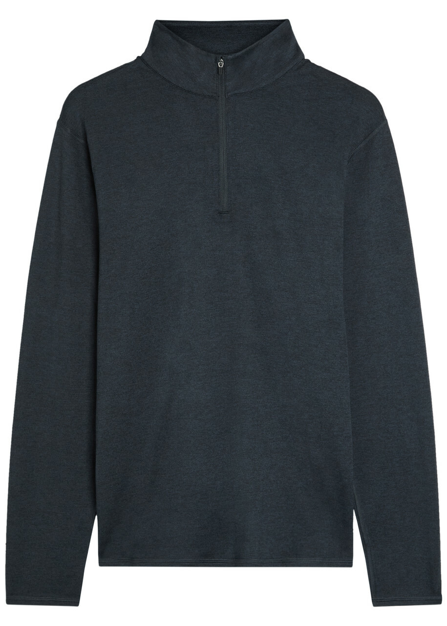 Vuori Ponto Half-zip Jersey Sweatshirt Navy