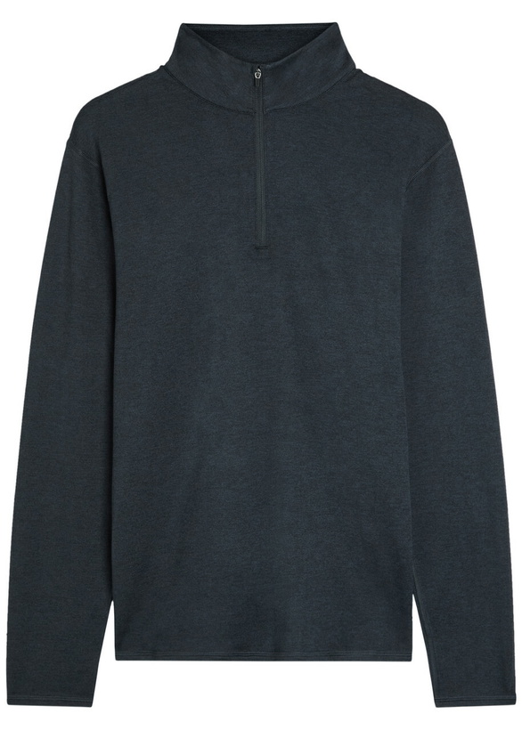 Photo: Vuori Ponto Half-zip Jersey Sweatshirt Navy