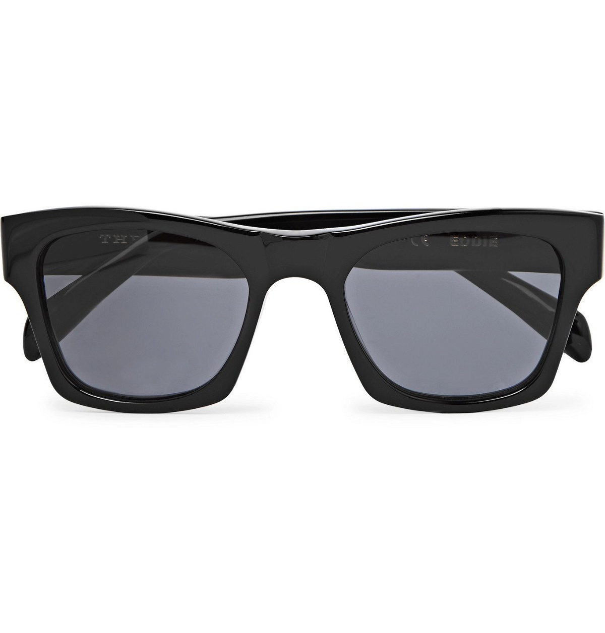 Photo: The Reference Library - Eddie Square-Frame Acetate Sunglasses - Black