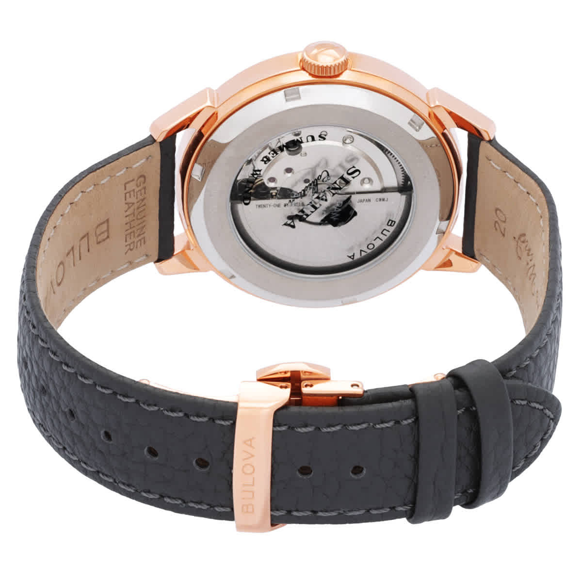 Bulova Quartz Grey Dial Watch 97b206