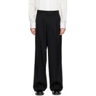 ssstein Black Long Wide Trousers