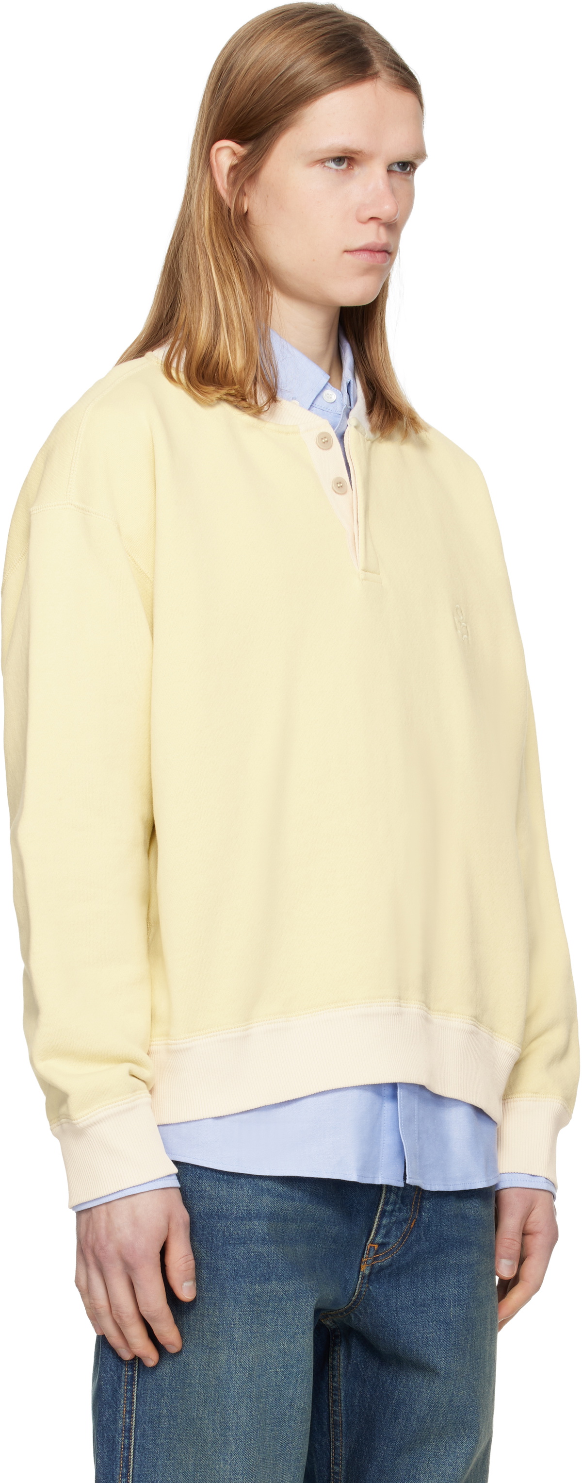 Isabel Marant Yellow Mathias Sweatshirt