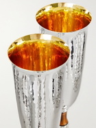 BUCCELLATI - Tahiti Sterling Silver, Gold-Plated and Bamboo Flute Set