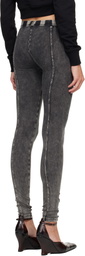 Diesel Gray Athena-Dnm Leggings