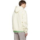 Wonders SSENSE Exclusive Off-White Embroidered Logo Hoodie