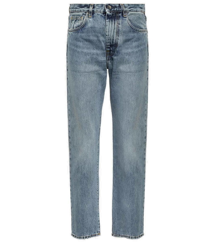 Photo: Toteme Twisted Seam mid-rise straight jeans