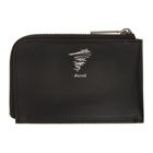 Yohji Yamamoto Black Signature Logo Wallet
