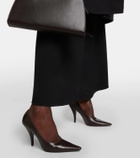 The Row Lana leather pumps