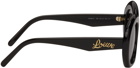 Loewe Black Halfmoon Sunglasses