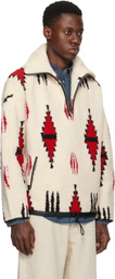 Isabel Marant Off-White & Red Marlo Sweater