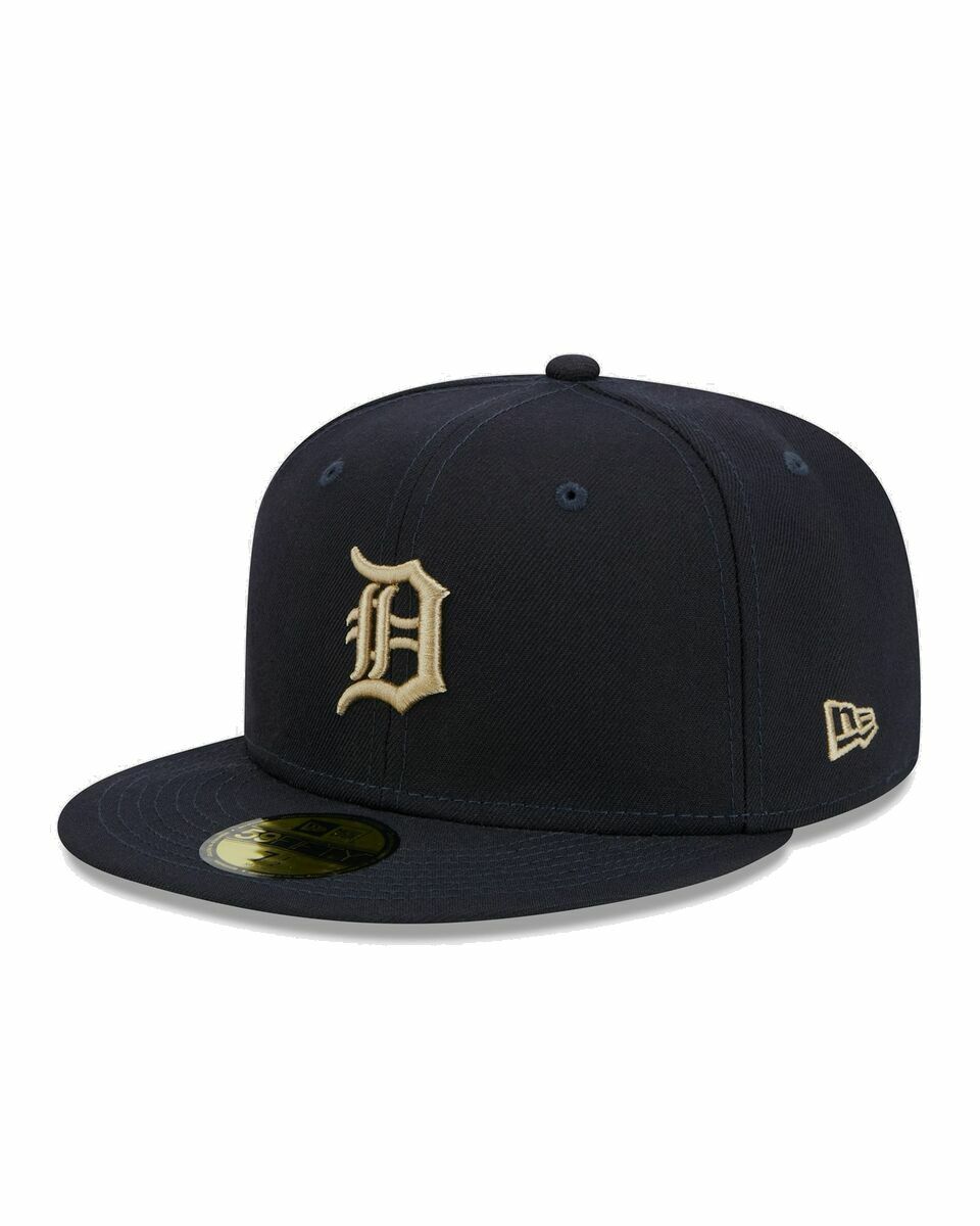 Photo: New Era Detroit Tigers Laurel Sidepatch Cap Blue - Mens - Caps