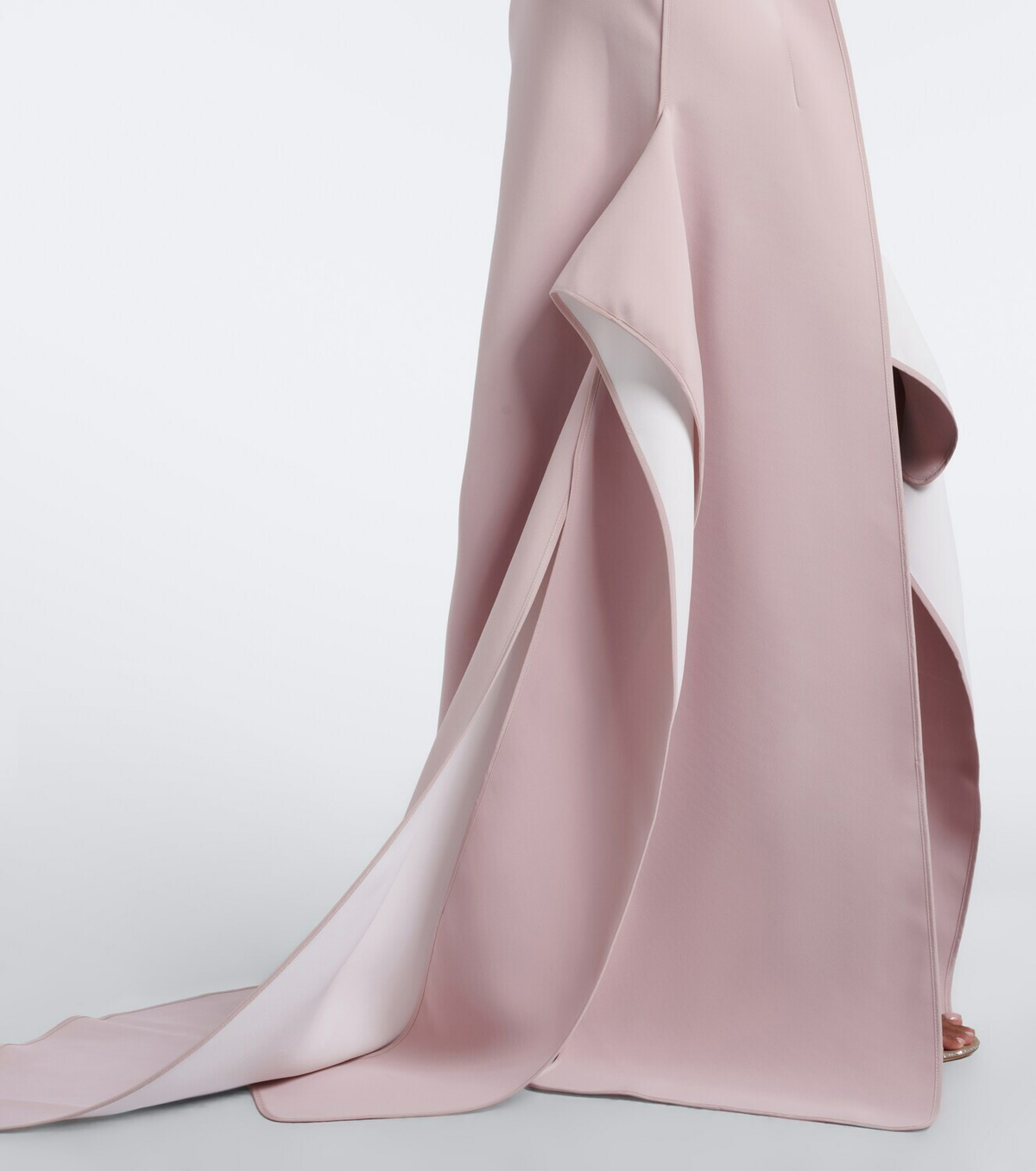 Maticevski Allude asymmetric draped jersey gown