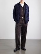 Caruso - Silk and Cotton-Blend Cardigan - Brown
