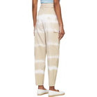 Stella McCartney Brown Tie-Dye Bamboo Safari Trousers