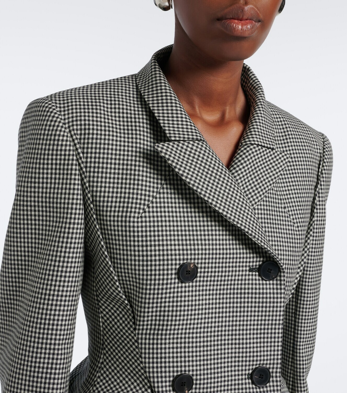 Givenchy Pinch houndstooth wool and mohair jacket