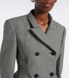 Givenchy Pinch houndstooth wool and mohair jacket